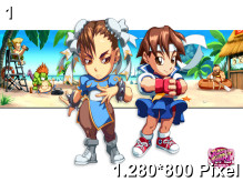 Super Puzzle Fighter II Wallpaper 1.280x800px